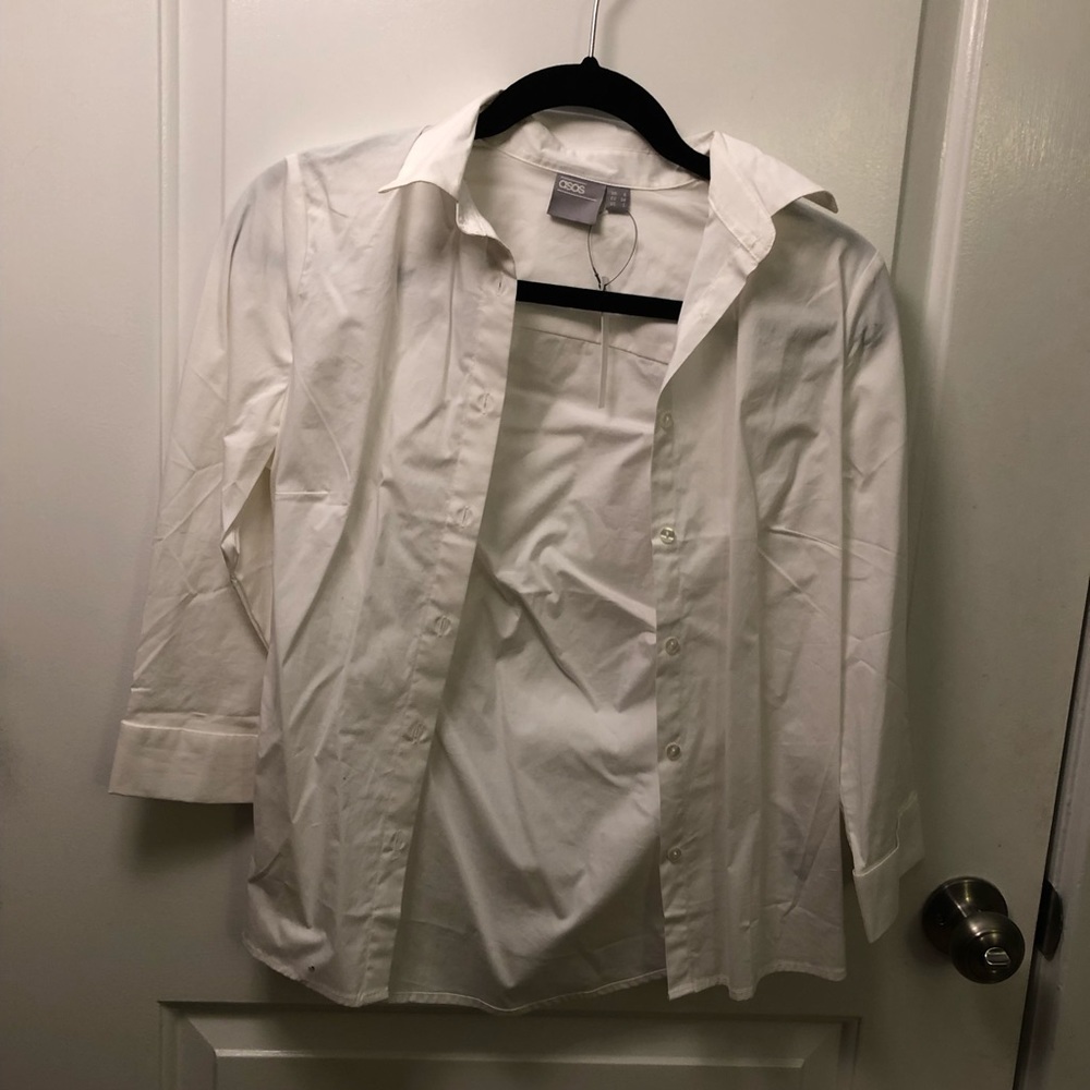 White button down shirt